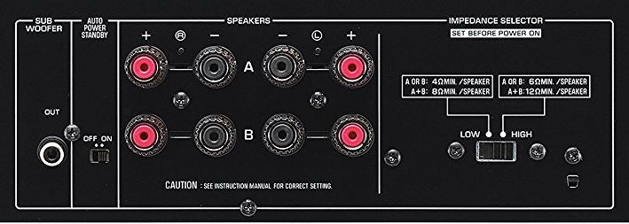 Mixing 4 and deals 8 ohm speakers